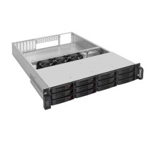 Exegate EX294276RUS Серверная платформа ExeGate Pro 2U660-HS12 <RM 19", высота 2U, глубина 660, Redundant БП 2x800W, 12xHotSwap>
