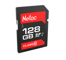 Карта памяти Netac P600 SDHC 128GB U1/C10 up to 80MB/s, retail pack