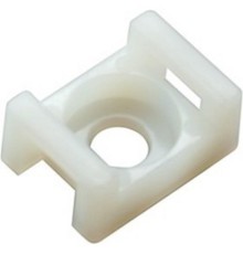 REXANT (07-2102) Площадка для крепления стяжки 22.2 х 16 мм (100 шт.) белая