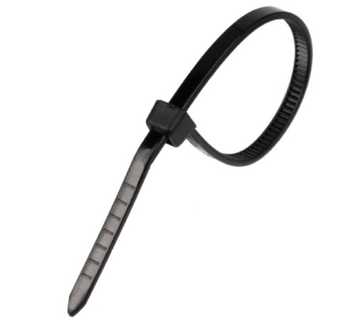 Exegate EX253856RUS Стяжка нейлоновая, неоткрывающаяся. Exegate <CV-300B>, 300мм, упак. 100шт Black