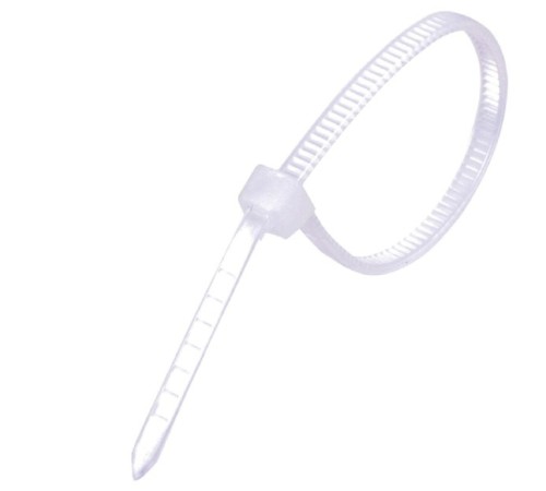 Exegate EX253855RUS Стяжка нейлоновая, неоткрывающаяся. Exegate <CV-300W>, 300мм, упак. 100шт White