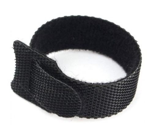 Cablexpert Хомуты-липучки на основе ленты Velcro® VT-110x11BK  110 x 11 мм, черные (12 шт.)