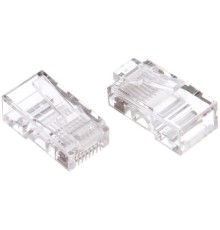 Gembird  коннектор RJ45  8P8C  (100 шт. в уп) без вставки , кат. 5 е