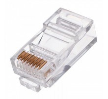 Gembird Вилка RJ-45 (8P8C) универсальная. кат.5e. со сквозным отверстием  (100 шт.) (LC-PTU-01/100)