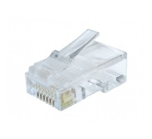 Gembird Вилка RJ-45 (8P8C) универсальная кат.6, контакты 30 микрон (100 шт.) (LC-8P8C-002)
