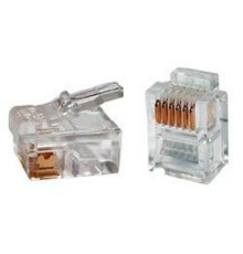 Gembird  Коннектор телефонный RJ12  6P6C (100 шт. в уп.!!!)