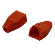 5bites US016-RE  Колпачок для коннектора RJ45 красный, 100шт