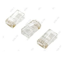 5bites US050A/US005A Коннектор  RJ-45 8p8c, зол.напыление 1шт
