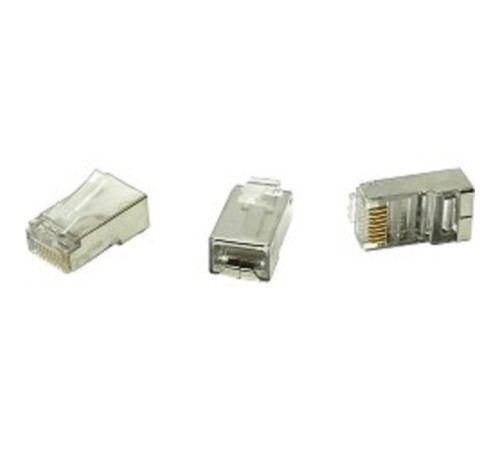 5bites US060A (US006A) Коннектор RJ-45 8p8c, зол.напыление, экран. (1шт) 5bites US060A (US006A) Коннектор RJ-45 8p8c, зол.напыление, экран. (1шт)