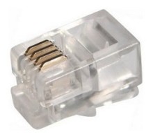Proconnect (05-1001-3) Джек телефонный  4P4C (100 шт.)