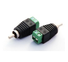 Rexant (14-0413) Разъем штекер RCA с клеммной колодкой (блистер)