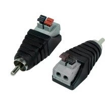 Rexant (14-0413-2) Разъем штекер RCA с быстрозажимной колодкой (блистер)