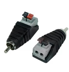 Rexant (14-0413-2) Разъем штекер RCA с быстрозажимной колодкой (блистер)