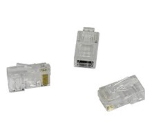 Exegate EX158091RUS Коннектор RJ-45 Кат.5 (V) (8P8C) Exegate под одножильный кабель (1шт)