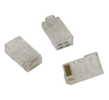 Exegate EX283691RUS Коннектор RJ-45 Кат.6 (8P8C) ExeGate под одножильный кабель (1шт)