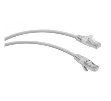 WRline Патч-корд F/UTP, категория 5е, 2xRJ45, экранированный, серый, LSZH, 1м