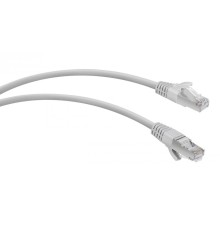 WRline Патч-корд F/UTP, категория 5е, 2xRJ45, экранированный, серый, LSZH, 1м