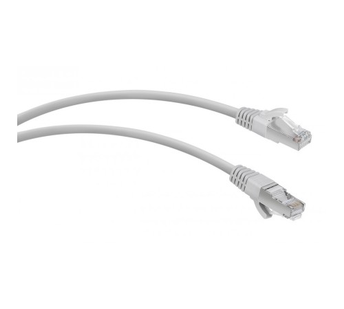 WRline Патч-корд F/UTP, категория 5е, 2xRJ45, экранированный, серый, LSZH, 1м WRline Патч-корд F/UTP, категория 5е, 2xRJ45, экранированный, серый, LSZH, 1м
