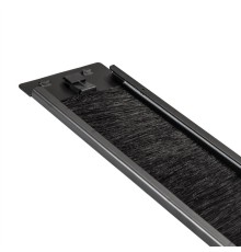 Exegate EX292877RUS Exegate EX292877RUS Кабельный органайзер c щеточным вводом ExeGate BP19-2UM-TL (19" 2U, металлический, быстросъемный, цвет черный, RTL)