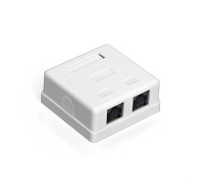 Exegate EX292843RUS Розетка внешняя двойная ExeGate SM2-RJ45-C5 RJ-45 кат.5/5E UTP Krone/110