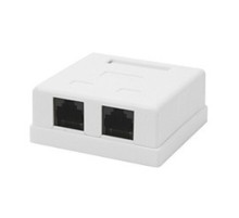 Gembird NA214 RJ-45 Розетка  кат.5e внешняя 2 порта, 110&Krone