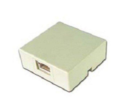 Gembird TA-101 Розетка телефонная RJ-11 (6P4C) внешняя 1 порт, белая Gembird TA-101 Розетка телефонная RJ-11 (6P4C) внешняя 1 порт, белая