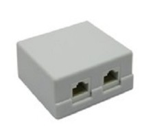 5bites LY-SB02-A Розетка  внешняя RJ-45 5e кат., 2порт.