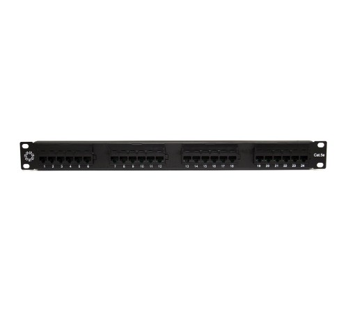 5bites PPU55-01 Патч-панель UTP / 5E / 24P / KRONE / 110 / DUAL IDC / 1U / 19"