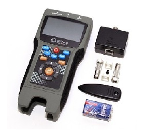 5bites LY-CT030 PRO Тестер кабеля EXPRESS многофункциональный для RJ11/12/45/BNC, TDR, LCD 5bites LY-CT030 PRO Тестер кабеля EXPRESS многофункциональный для RJ11/12/45/BNC, TDR, LCD