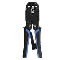 Exegate EX293155RUS Инструмент ExeGate EX-T2008R для обжима RJ-45, RJ-11/12 с храповым механизмом (прямой ход обжимки)