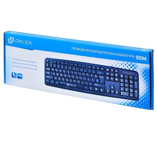 Клавиатура Оклик 90M черный USB Клавиатура Оклик 90M черный USB