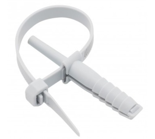 EKF plc-nst-7.2x150w Хомут дюбельный серый (7х150) (50шт.) EKF PROxima