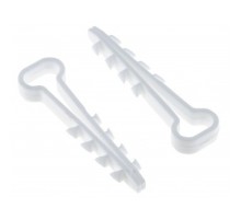 EKF plc-cd1-6x14w Дюбель-хомут (6х14 мм) для плоского кабеля белый (100 шт.) EKF PROxima