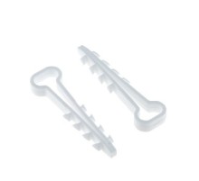 EKF plc-cd1-6x12w Дюбель-хомут (6х12 мм) для плоского кабеля белый (100 шт.) EKF PROxima