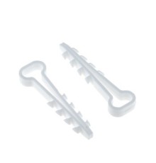 EKF plc-cd-5x10w Дюбель-хомут (5х10 мм) для плоского кабеля белый (50 шт.) EKF PROxima