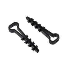 EKF plc-cd-6x12b Дюбель-хомут (6х12 мм) для плоского кабеля черный (50 шт.) EKF PROxima