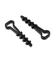 EKF plc-cd-5x10b Дюбель-хомут (5х10 мм) для плоского кабеля черный (50 шт.) EKF PROxima