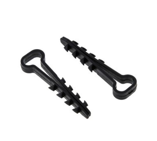 EKF plc-cd-6x14b Дюбель-хомут (6х14 мм) для плоского кабеля черный (50 шт.) EKF PROxima