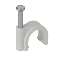 Эра Б0038895 SK-10 Скоба 10мм круглая пластиковая (50шт)