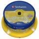 Диск DVD+RW Verbatim 4.7Gb 4x Cake Box (25шт) (43489)