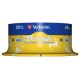 Диск DVD+RW Verbatim 4.7Gb 4x Cake Box (25шт) (43489)