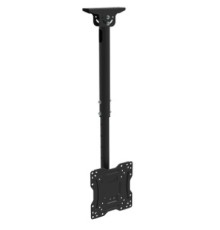 REXANT Кронштейн для телевизора 13"-42" дюймов, потолочный подвесной  серия Profi чёрный {13"-42" Максимальная нагрузка: 25 кг VESA: 75х75, 100х100, 200х200 мм}