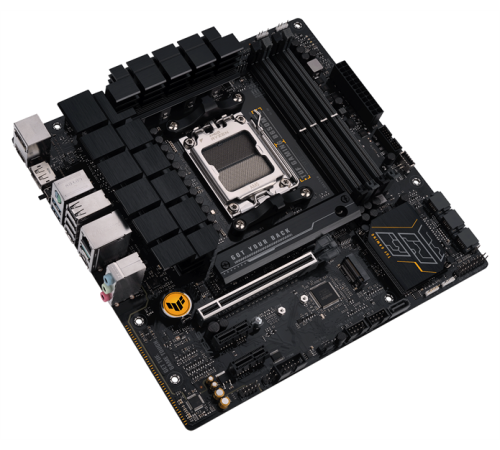 Материнская плата ASUS TUF GAMING B650M-E, Socket AM5, B650, 4*DDR5,  2xDP+HDMI, 4xSATA3, 2xM.2, Audio, Gb LAN, USB 3.2, USB 2.0, mATX; 90MB1FU0-M0EAY0 (TUF GAMING B650M-E)