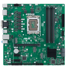 Материнская плата ASUS PRO B760M-CT-CSM, LGA1700, B760, 4*DDR5, VGA+HDMI+2xDP, 4xSATA3 + RAID, 2xM2, Audio, Gb LAN, USB 3.2, USB 2.0, mATX; 90MB1DY0-M0EAYC (PRO B760M-CT-CSM)
