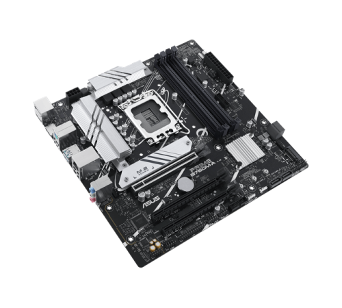 Материнская плата ASUS PRIME B760M-A-CSM, LGA1700, B760, 4*DDR5, 2xHDMI+DP, 4xSATA3 + RAID, 2xM2, Audio, Gb LAN, USB 3.2, USB 2.0, mATX; 90MB1EK0-M0EAYC (PRIME B760M-A-CSM)
