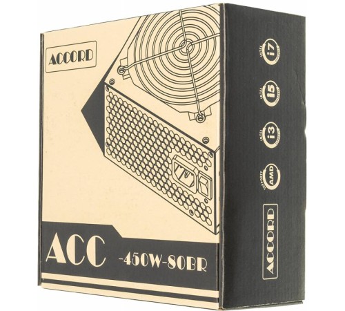 Блок питания Accord ATX 450W ACC-450W-80BR 80+ bronze (24+4+4pin) 120mm fan 6xSATA RTL Блок питания Accord ATX 450W ACC-450W-80BR 80+ bronze (24+4+4pin) 120mm fan 6xSATA RTL
