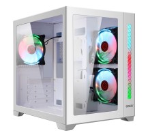 Ginzzu V450 RGB Белый CRC6  FAN12CM RGB*3