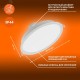 Светильник светодиодный ДВО-18Вт 4000К 1710 Лм IP44 ECOCLASS