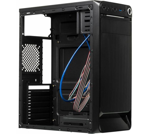 Корпус Accord E-01 черный без БП ATX 1x80mm 1x92mm 2x120mm 2xUSB2.0 1xUSB3.0 audio