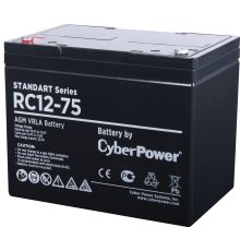 Аккумуляторная батарея SS CyberPower RC 12-75 / 12 В 75 Ач CyberPower Standart Series RC 12-75